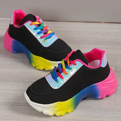Ortho Welt Rainbow Sports Sneakers - Unique Style And Comfort