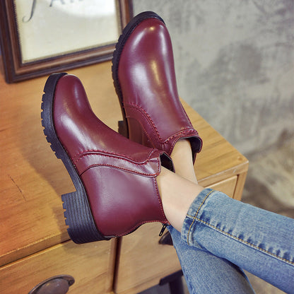 Ortho Welt Damen Boots - Orthopedic Reißverschluss Komfort