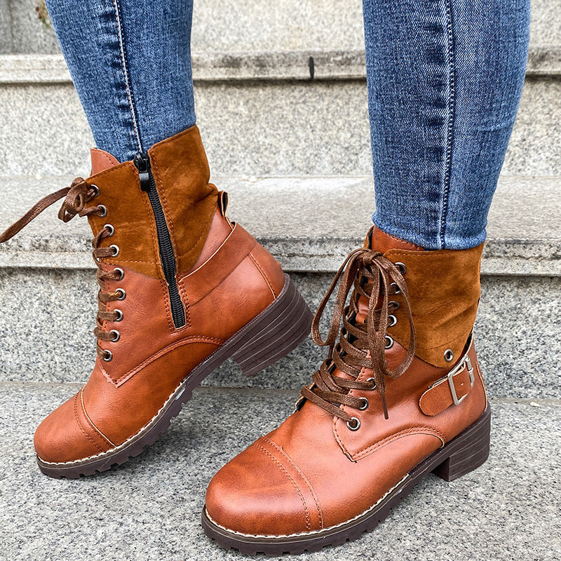 Ortho Welt Martin Boots – Orthopedic Block Heel Comfort