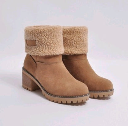 Ortho Welt Suede Boots - Orthopedic Warm Comfort Heel