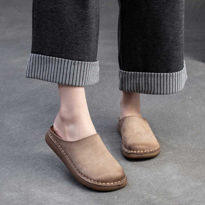 Ortho Welt Maren Pantoletten - Orthopedic Leder Slipper
