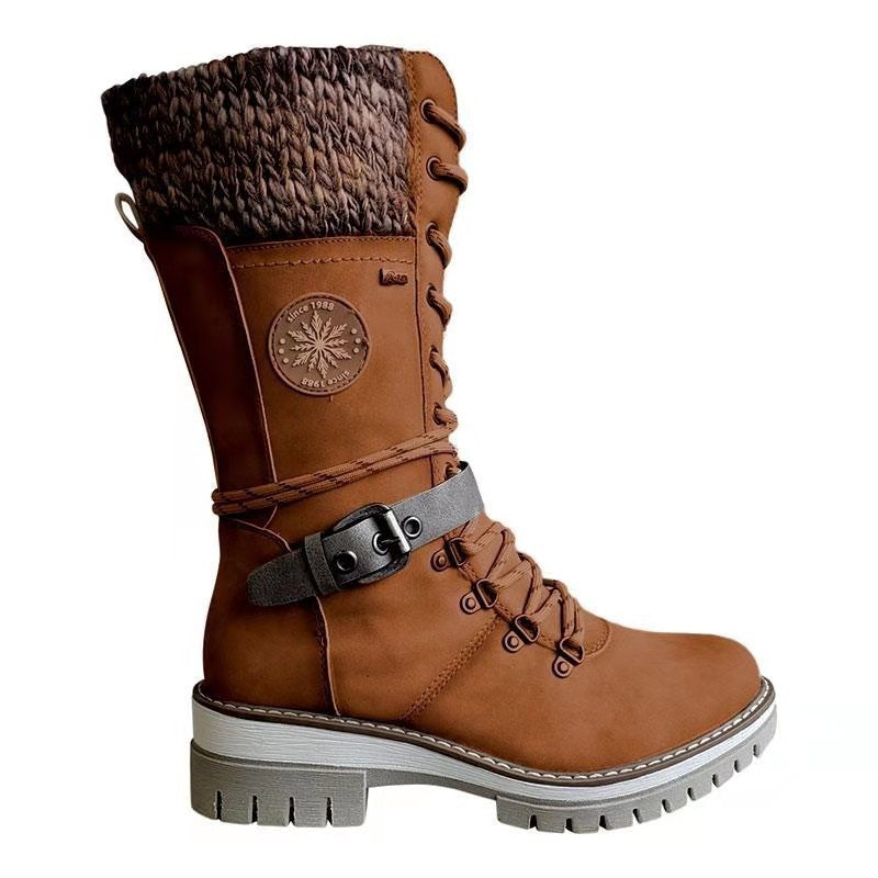 Ortho Welt Orthopedic Winter Boots - Knit Cuff & Laces