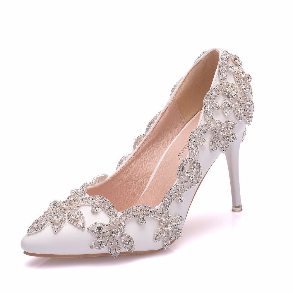 Ortho Welt Rhinestone High Heel Shoes
