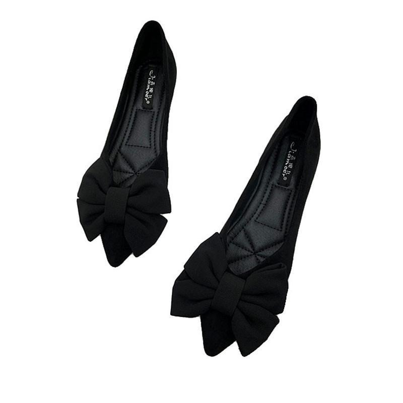 Ortho Welt Damen-Ballerinas – Orthopedic, Schleife, Gummisohle