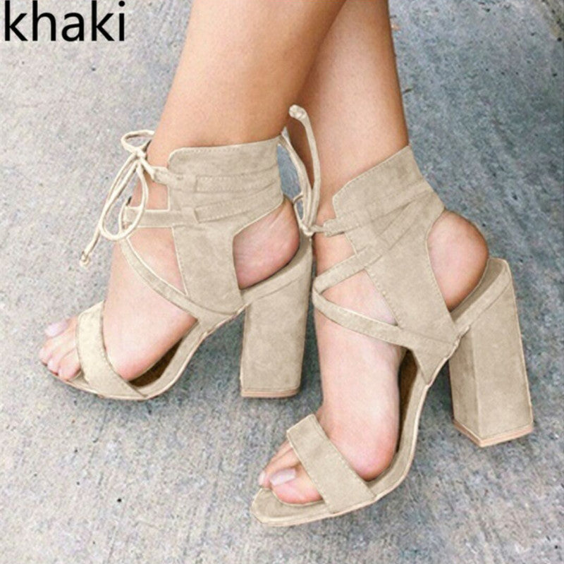 Ortho Welt Unique High Heel Sandals With Ankle Strap