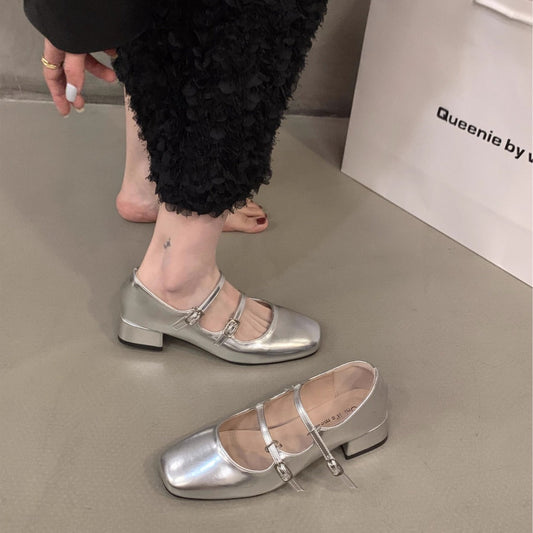 Ortho Welt Mary Jane Schuhe – Orthopädischer Blockabsatz