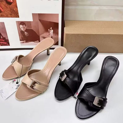 Ortho Welt Elegant Mid-Heel Sandals  -