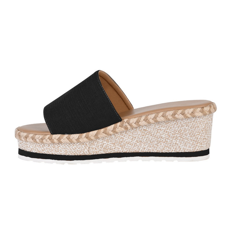 Ortho Welt Platform Wedge Sandals - Unique Elegance