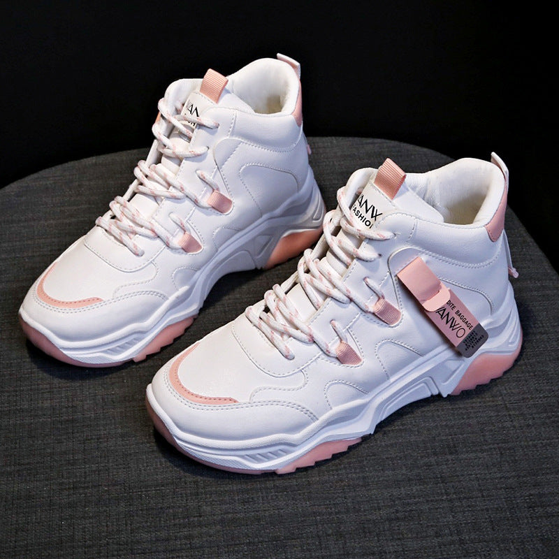Ortho Welt White High-Top Sneakers - Unique And Trendy Style