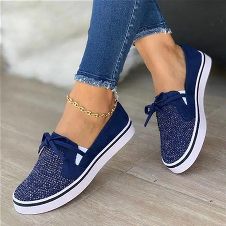 Ortho Welt Flat Canvas Sneakers - Unique Elegance And Comfort