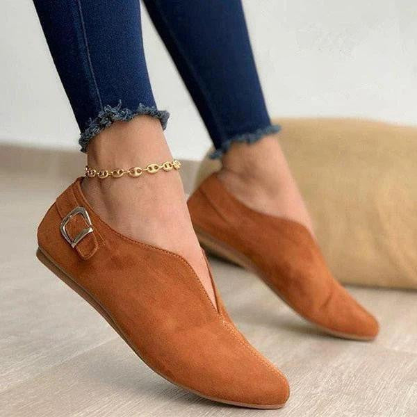 Ortho Welt Quincy Slipper – Orthopedic Wildleder V-Cut