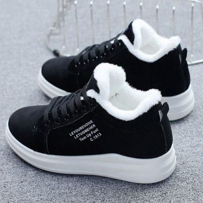 Ortho Welt Thick-Soled Velvet Sneakers - Comfort And Unique Style