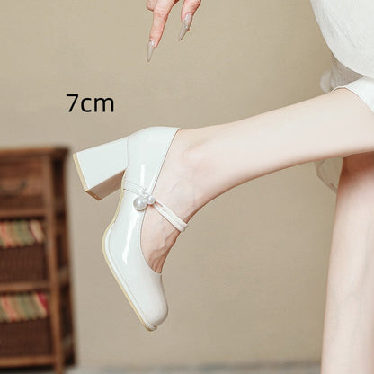 Ortho Welt Mary Jane Heels – Orthopedic Support Block Heel
