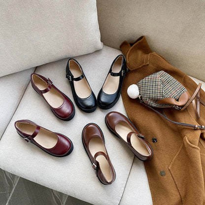 Ortho Welt Damen Orthopedic Schuhe – Flache Schnalle