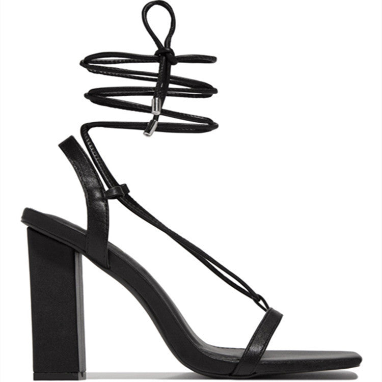 Ortho Welt Square Heel Sandals - Unique Elegance For Parties