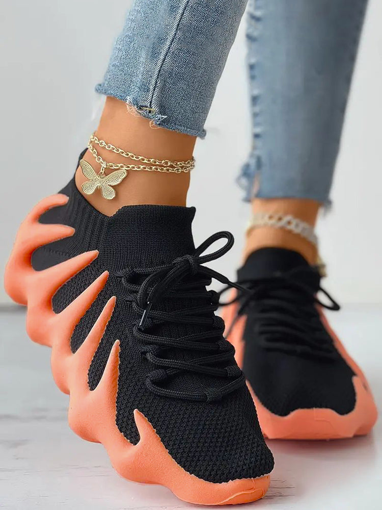 Kavya | Unisex-Sneaker mit orthopädischer Wave-Sohle und atmungsaktivem Mesh-Gewebe