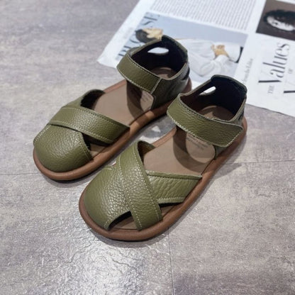 Ortho Welt Breathable Roman Sandals With A Closed Heel