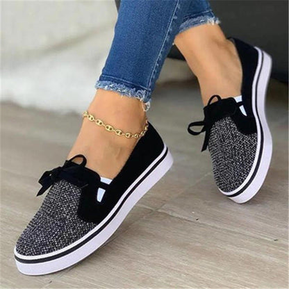 Ortho Welt Flat Canvas Sneakers - Unique Elegance And Comfort