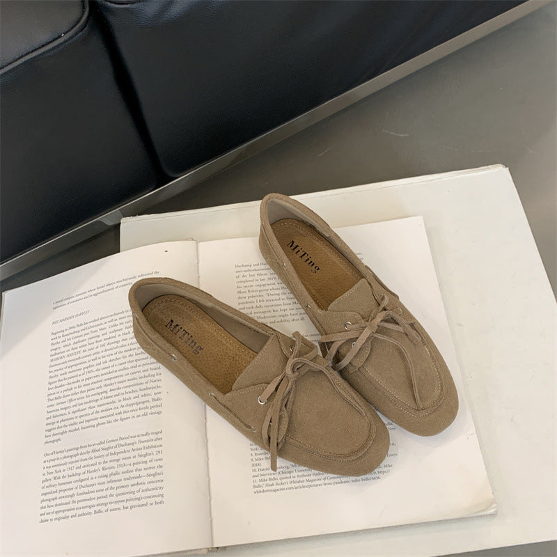 Ortho Welt Retro Low-Top Shoes With Round Toe - Unique Style