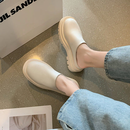 Ortho Welt Chunky Sole Mules - Orthopedic Comfort