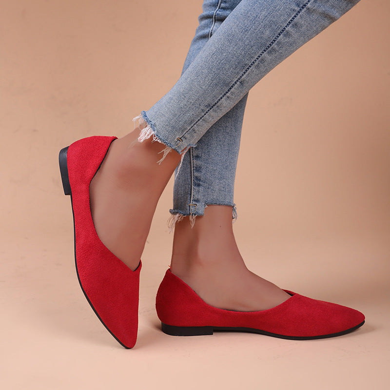 Ortho Welt Pointed Low Toe Shoes In Plus Sizes
