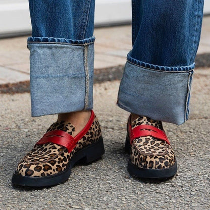 Ortho Welt Leopard Loafer - Orthopedic Comfort Shoe