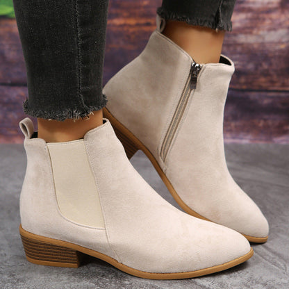 Ortho Welt Wildleder Ankle Boots - Orthopedic Komfort