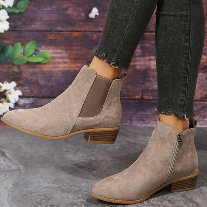 Ortho Welt Wildleder Ankle Boots - Orthopedic Komfort