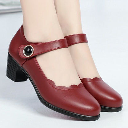 Ortho Welt Soft Leather Open-Toe Shoes - Unique Elegance
