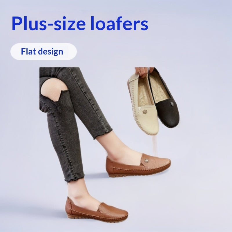Ortho Welt Plus Size Loafer - Orthopedic Flat Comfort