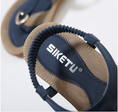Ortho Welt Flat Heel Sandals - Summer Elegance And Comfort