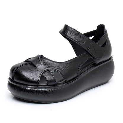 Ortho Welt Genuine Leather Roman Sandals - Unique Elegance