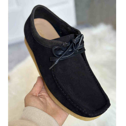 Ortho Welt Leather Lace-Up Shoes With A Thick, Unique Sole