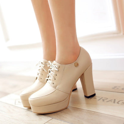 Ortho Welt Chunky Heel Pumps - Unique And Vintage Style
