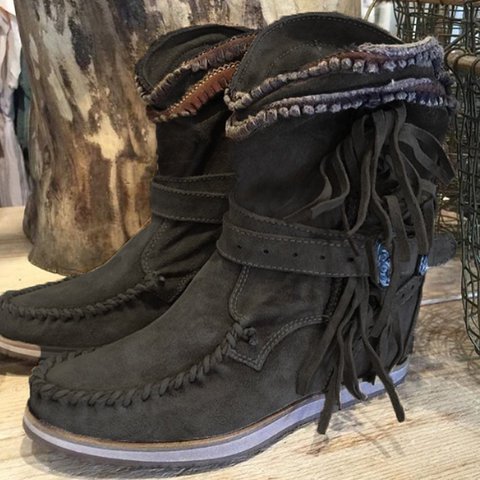 Ortho Welt Tassel Ankle Boots - Orthopedic Leather Comfort