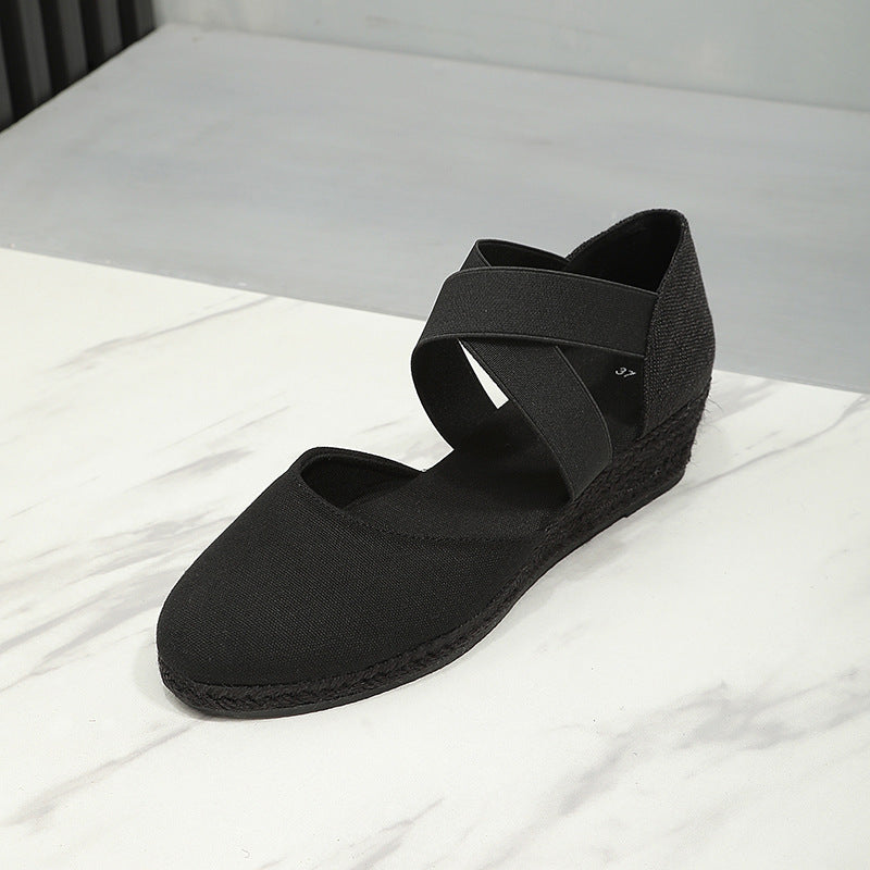 Ortho Welt Comfortable And Breathable Wedge Shoes