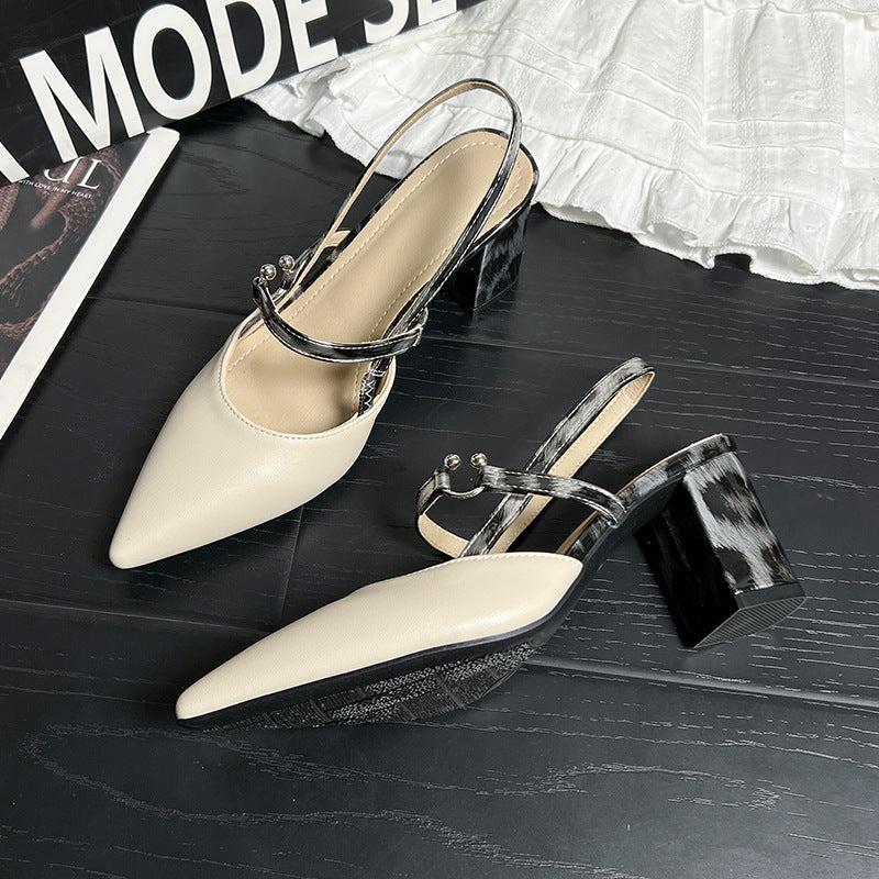 Ortho Welt Trendy Open-Toe Heeled Shoes For Summer -