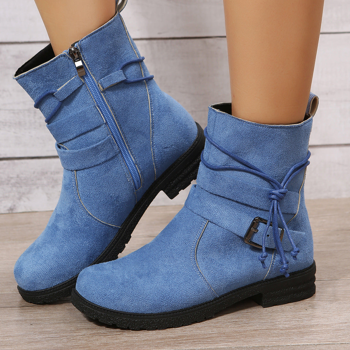 Ortho Welt Orthopedic Short Boots - Side Zipper Comfort
