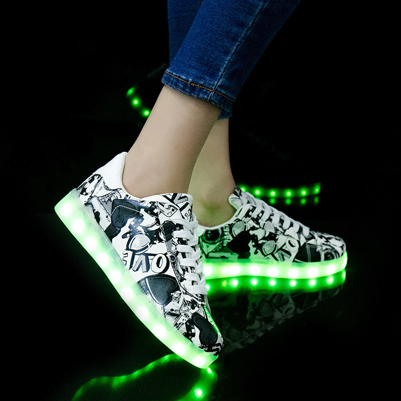 Ortho Welt Lightweight Fluorescent Shoes For Unique Couples
