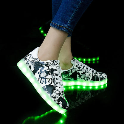Ortho Welt Lightweight Fluorescent Shoes For Unique Couples