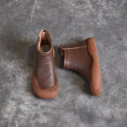 Ortho Welt Damen Ankle Boots – Orthopedic Rindsleder Komfort