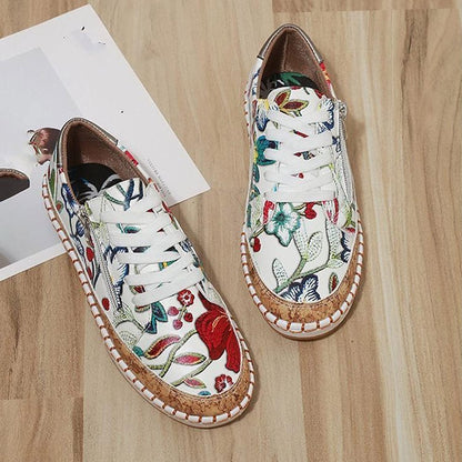 Camila | Espadrille-Sneaker aus Canvas mit Blumenmuster – Leicht und bequem