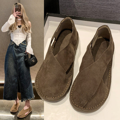 Ortho Welt Round-Toe Roman Sandals - Comfort And Style