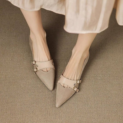 Ortho Welt Vintage Ballerinas - Orthopedic Pointed Toe