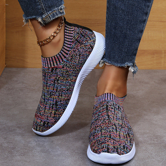 Ortho Welt Stripe Knit Shoes: Unique And Comfortable For Everyone
