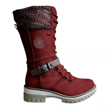 Ortho Welt Orthopedic Winter Boots - Knit Cuff & Laces