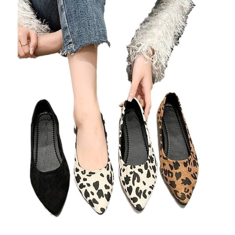 Ortho Welt Leopard Ballerinas - Orthopedic Comfort Flats