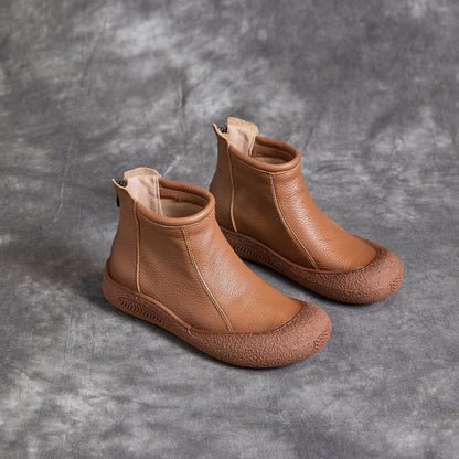 Ortho Welt Damen Ankle Boots – Orthopedic Rindsleder Komfort