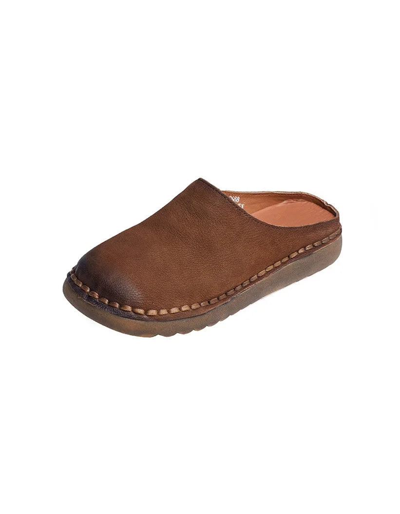 Ortho Welt Maren Pantoletten - Orthopedic Leder Slipper