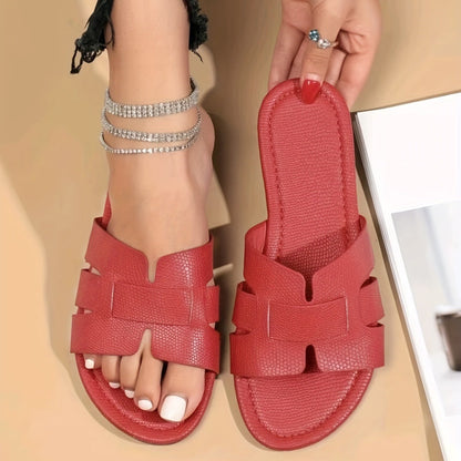 Ortho Welt Square-Toe Flat Sandals - Unique Elegance For Summer